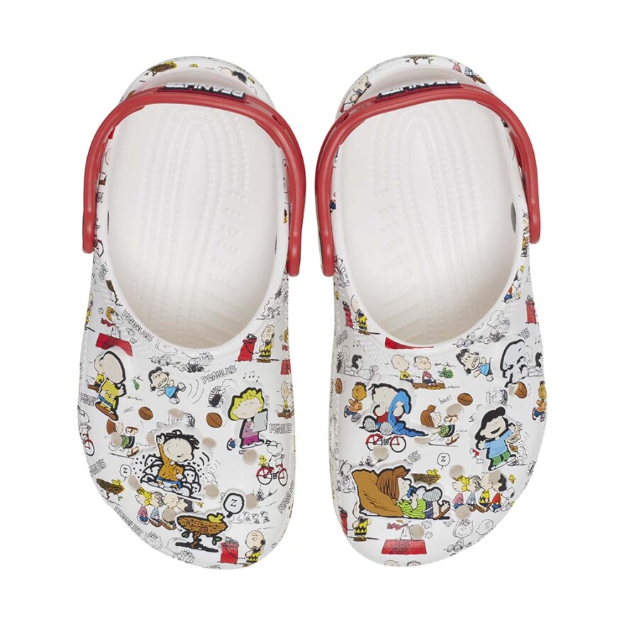 Classic Peanuts Clog T - Niños White/multi