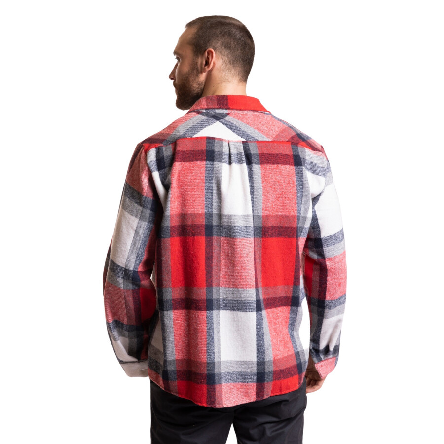 SNAKE FLANNEL SHIRT RED