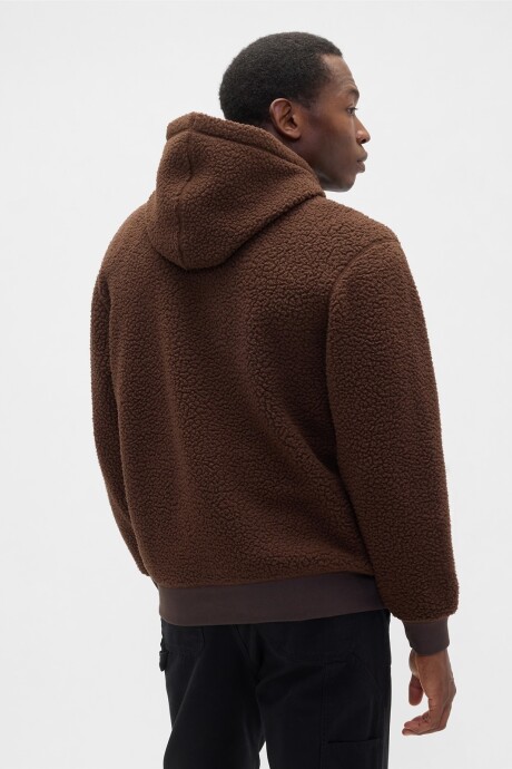 Canguro Teddy Logo Gap Hombre New Brown661