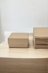 Pack x 20 unid - caja 04 eco 12x12x6 cm. REVERSIBLE BLANCO MADERA