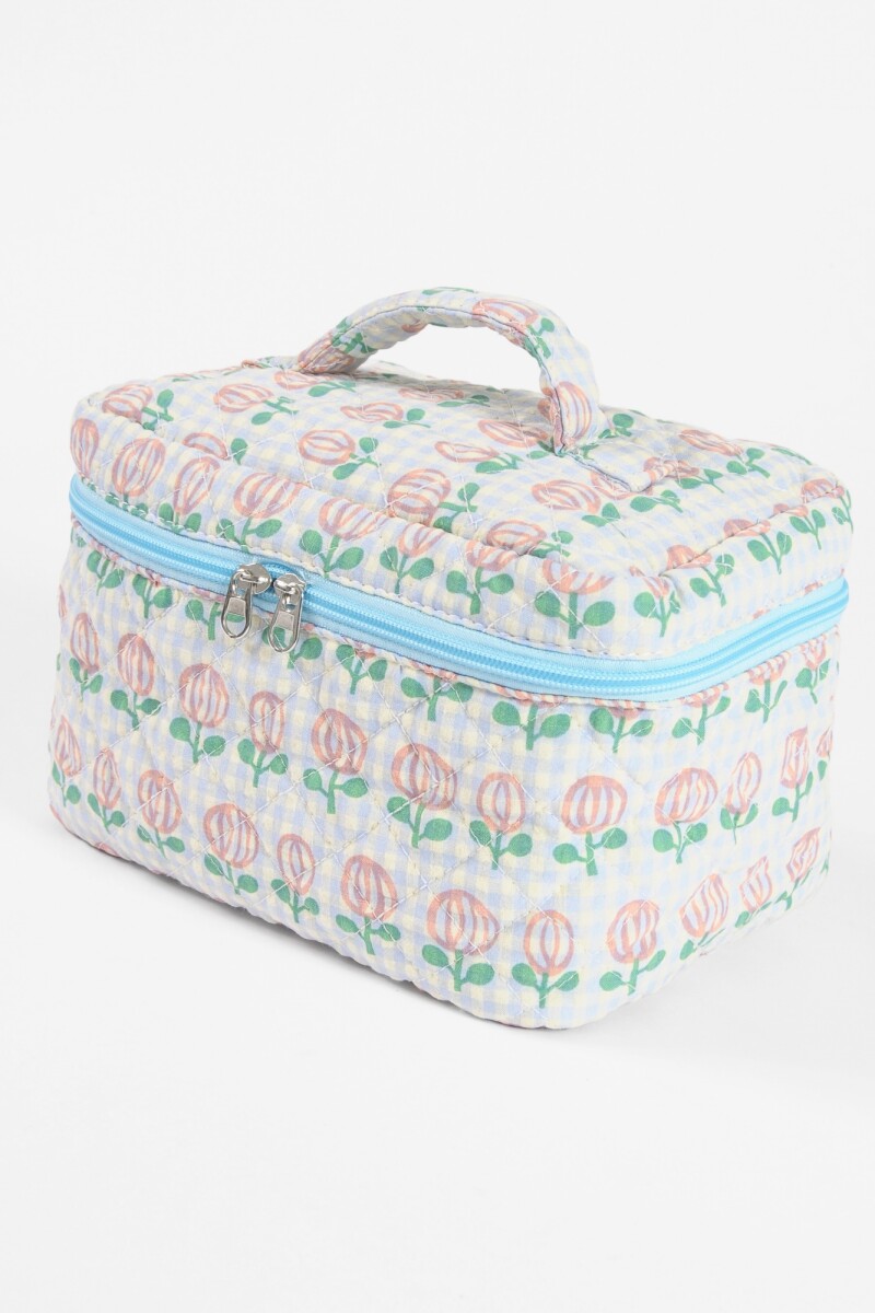 Estuche organizador tulipán celeste