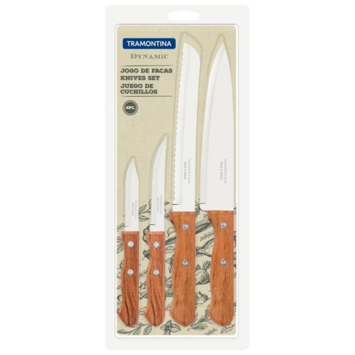 Juego de cuchillos Dynamic 4 piezas | Tramontina 22399/012 