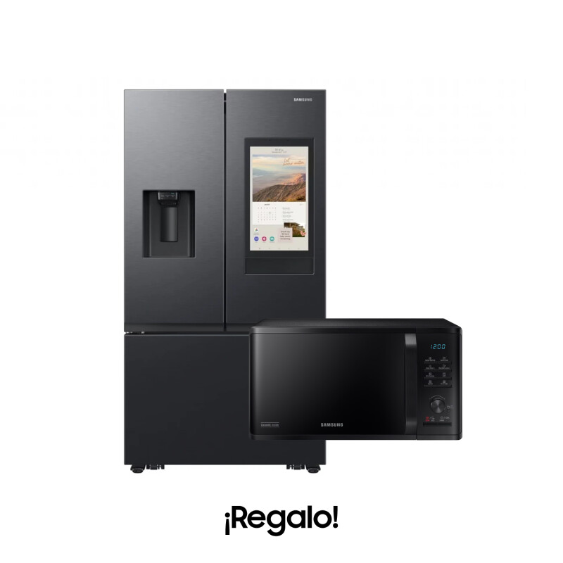 Heladera French Door de 564 L con Family Hub RF27 + Microondas 20 L de Regalo Heladera French Door de 564 L con Family Hub RF27 + Microondas 20 L de Regalo