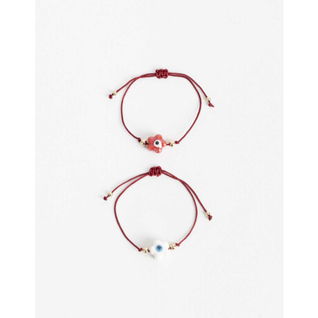 Set De Pulseras Para Compartir Dorado