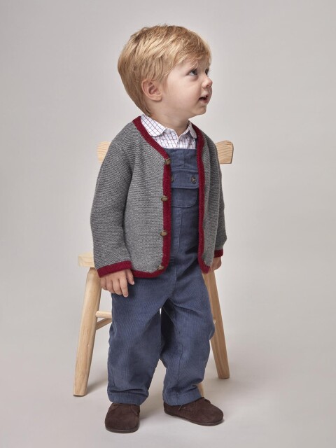 Chaqueta Tipo Austria Gris Melange