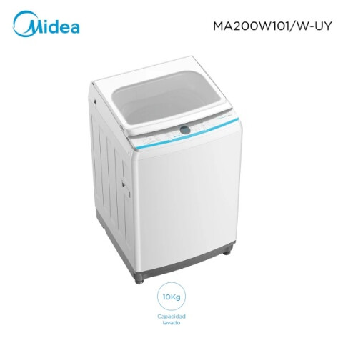 LAVARROPAS MIDEA CARGA SUPERIOR 10KG MA200W101 LAVARROPAS MIDEA CARGA SUPERIOR 10KG MA200W101