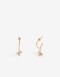 Aros Argollas Metal Aros Argolla Metal Mariposa - Dorado