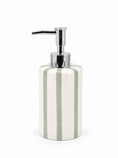 DISPENSADOR DE JABON RAYAS VERDE
