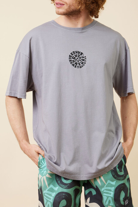 T-SHIRT GAIMAN RUSTY Gris Claro
