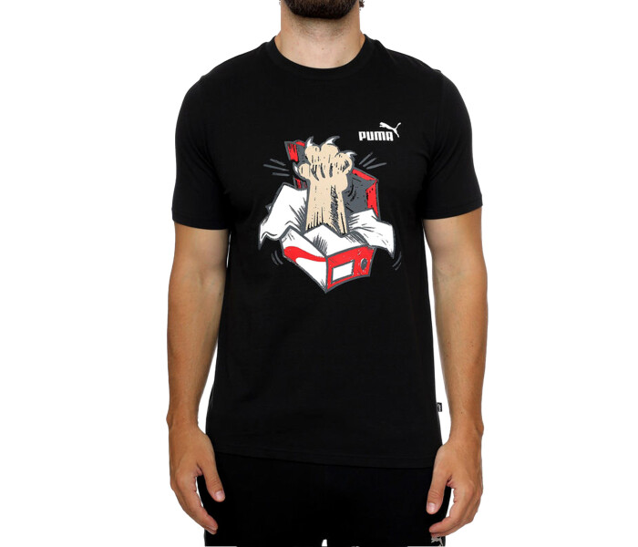 Remera Graphics Negro