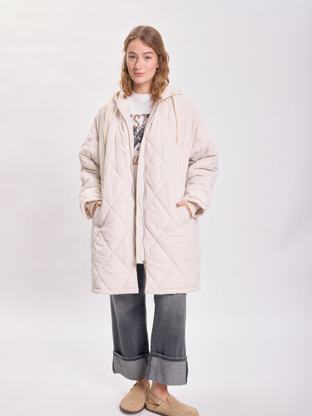 Campera capitoneada Crudo