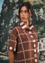 Vestido Mosaico Chocolate