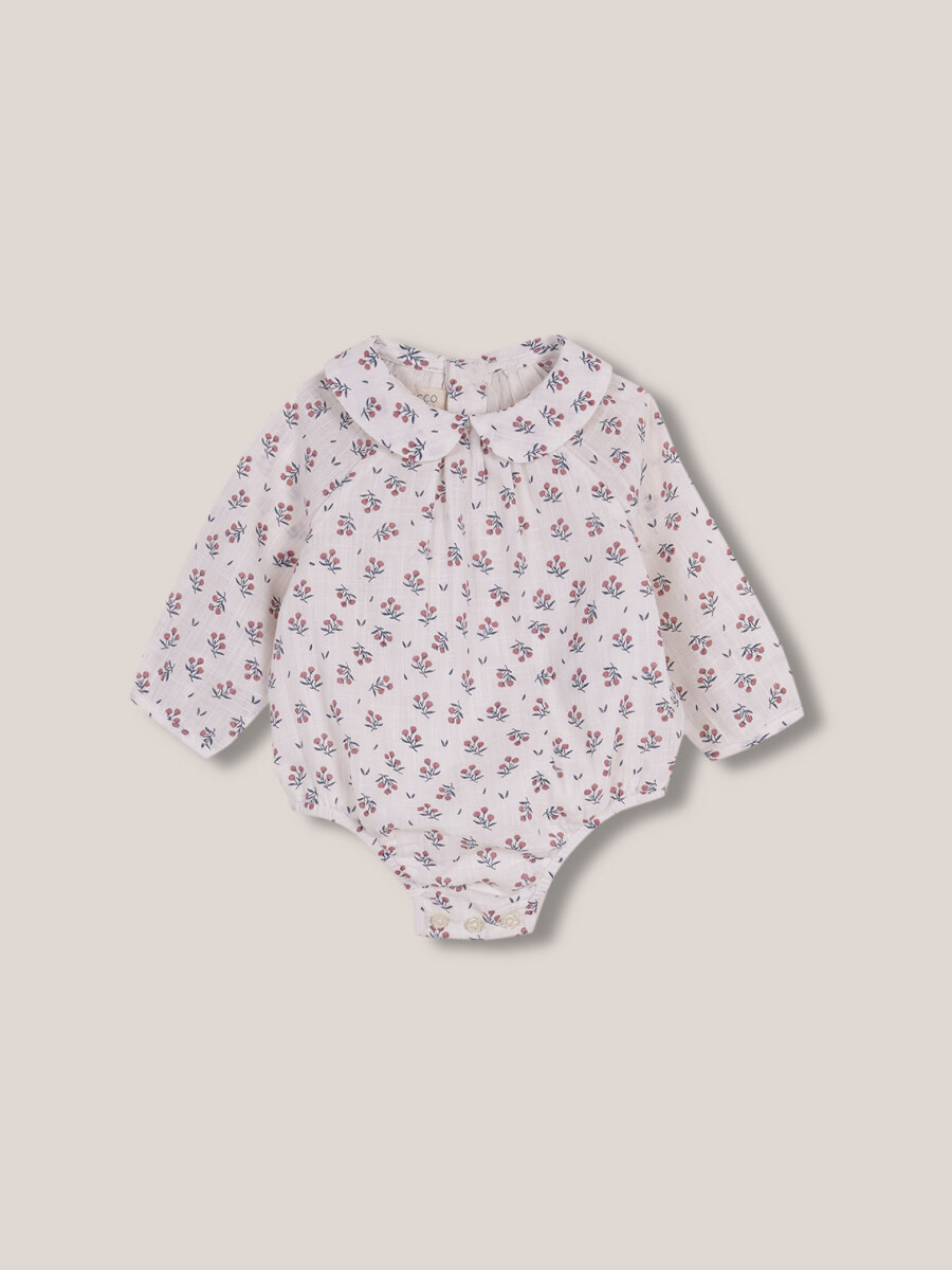 Ranita Estampada Blanco Roto