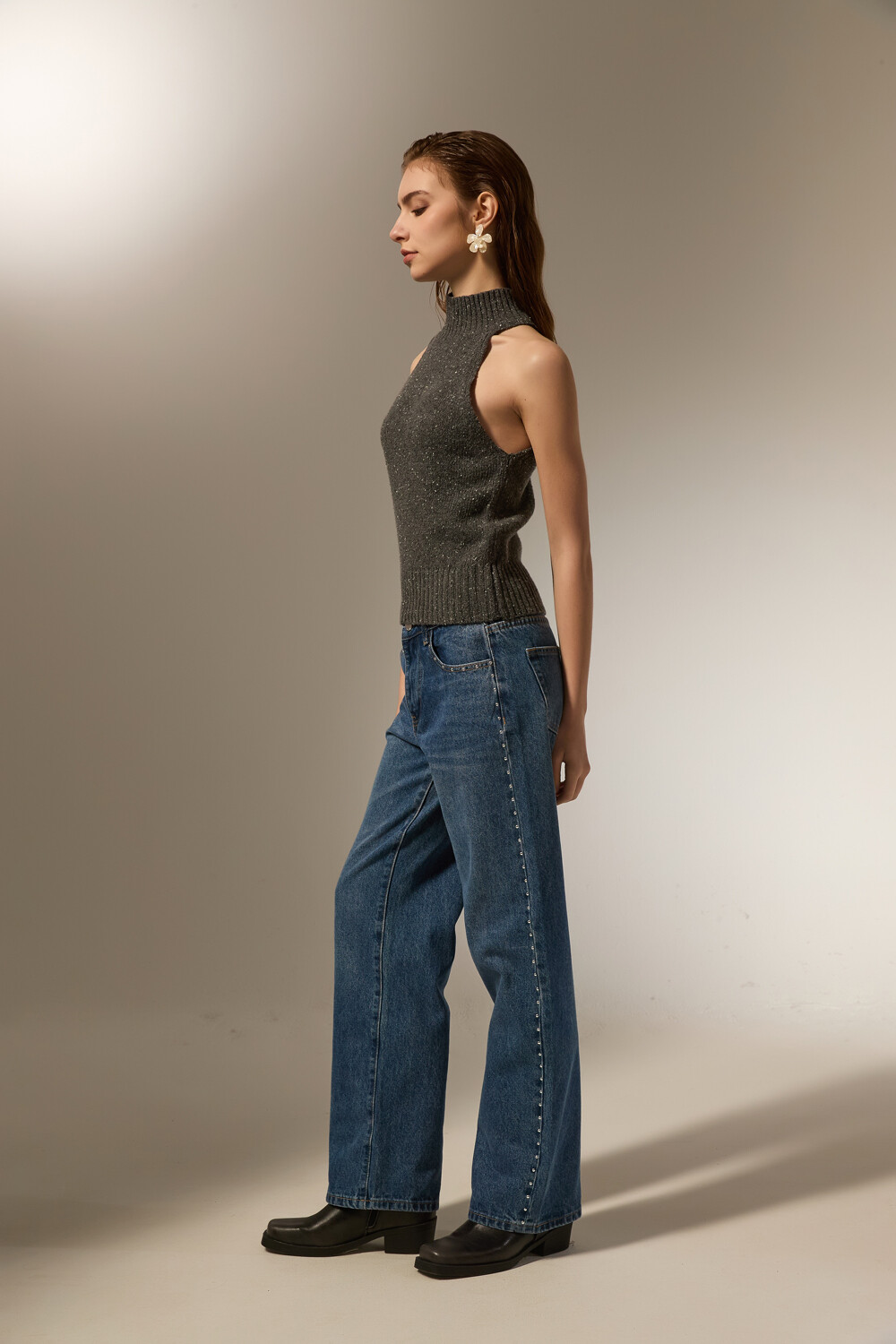 Tops Umbriax Gris Melange Oscuro