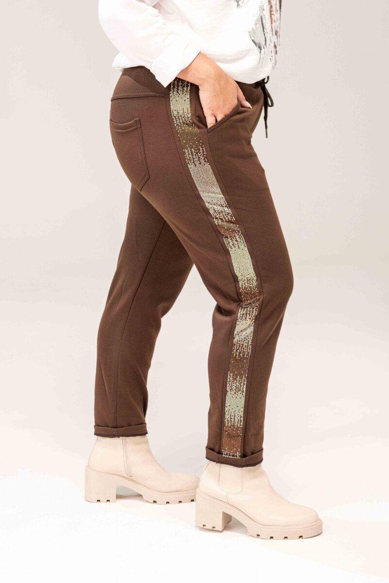 Pantalón Emilia - chocolate 