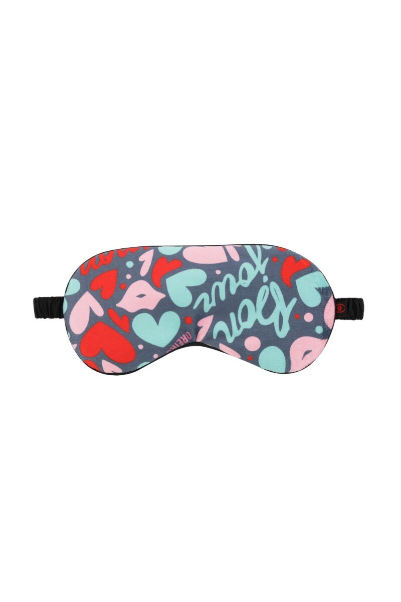 Set Almohada y Mascara Oreiro Gris