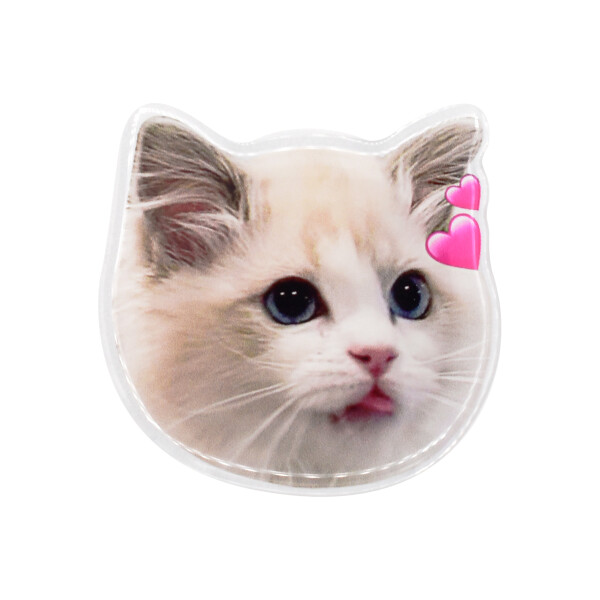 Anillo soporte para celular diseño gato corazones Anillo Soporte Para Celular Diseño Gato Corazones