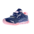 Championes de Niña KIDY con velcros Azul Marino - Rosa