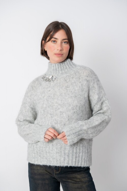 Sweater lana Gris