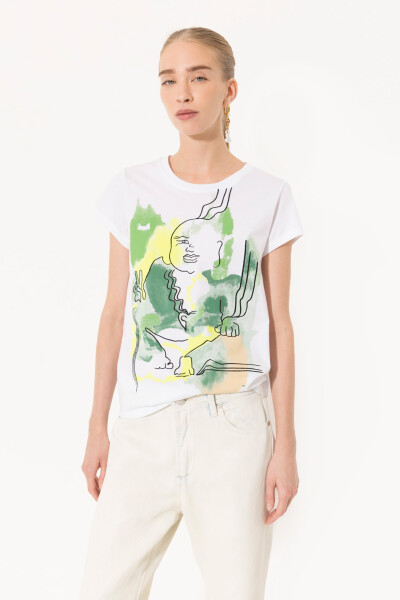 REMERA PAZ Blanco