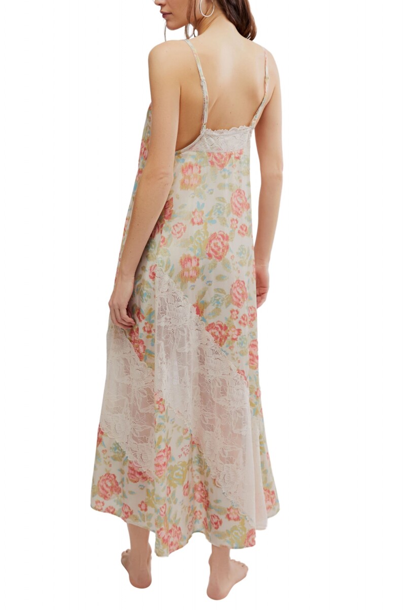 FIRST DATE PRINTED MAXI SLIP Marfil