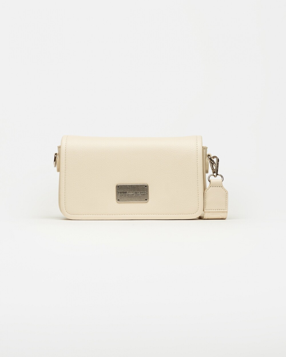 Bandolera Air en efecto cuero graneado Natural