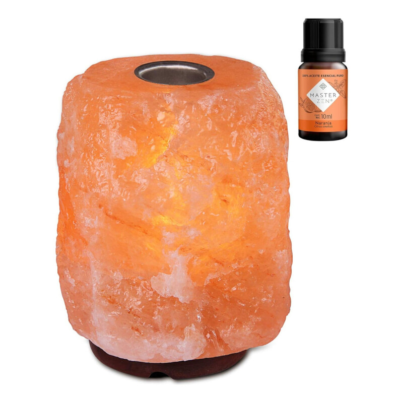 Lámparas De Sal Del Himalaya Aroma Escencia De Regalo. Naranja