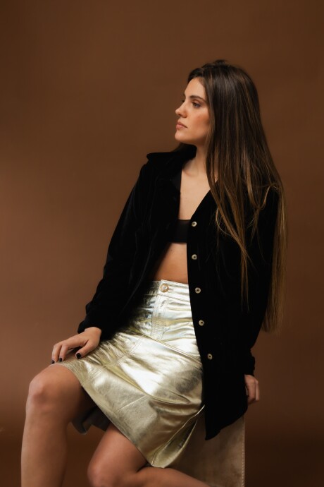 Midi Friend Skirt Dorado Suave