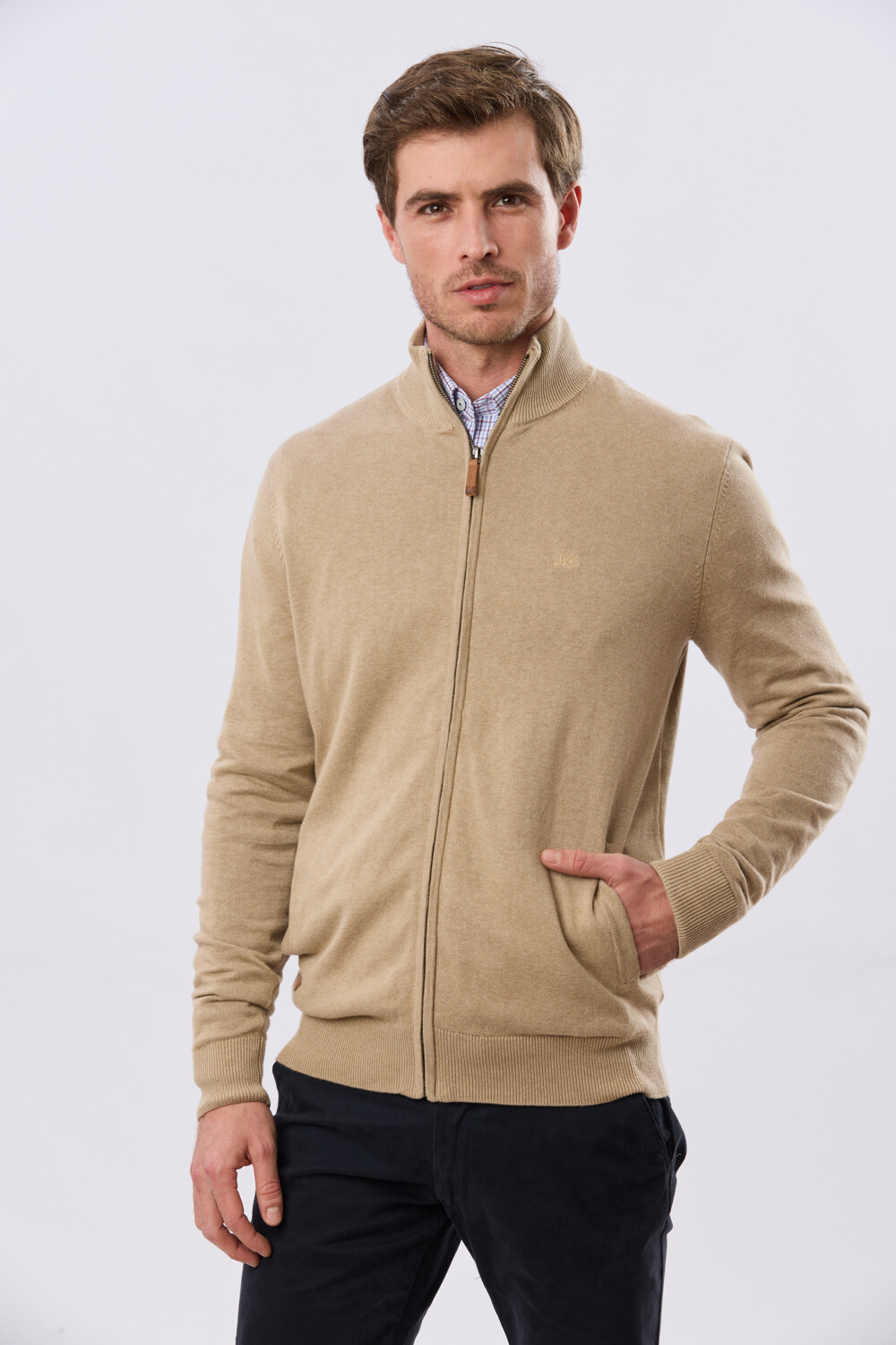 CAMPERA TEJIDA Beige
