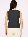 Musculosa Izelv Gris Melange Oscuro