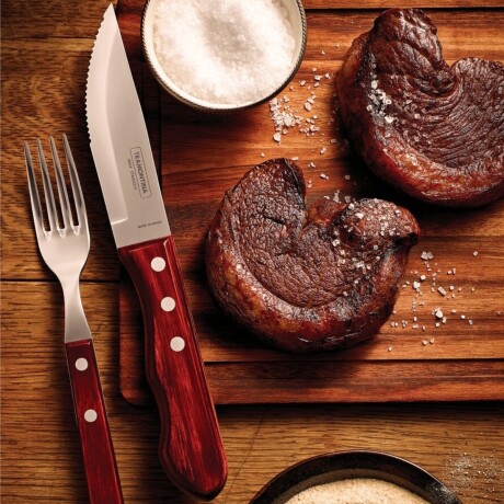 Cuchillo de Asado Yumbo 25 cm Polywood Acero Inoxidable Tramontina Cuchillo de Asado Yumbo 25 cm Polywood Acero Inoxidable Tramontina