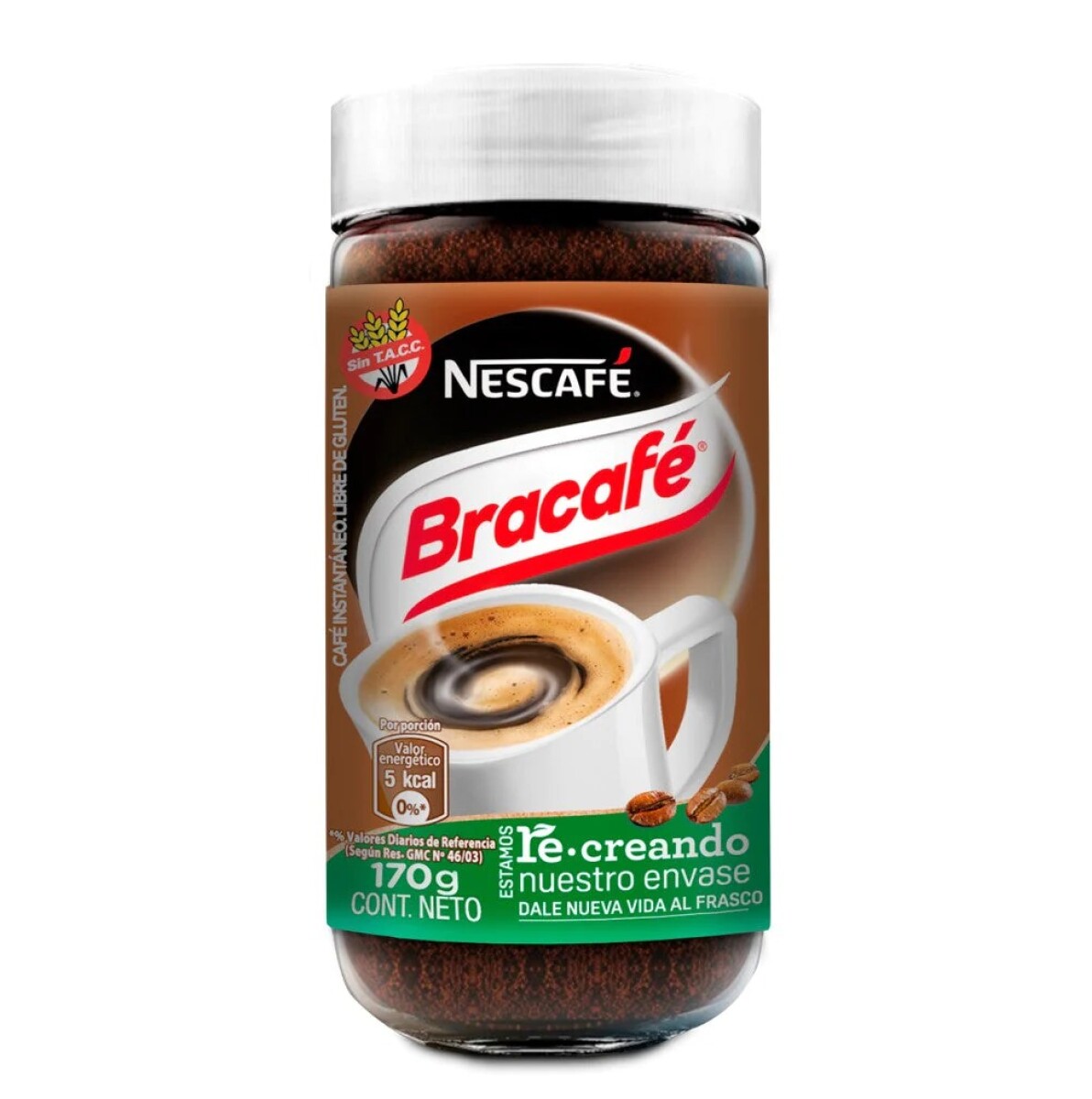 Café Bracafe en Frasco 170grs 