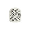 Anillo Puntos-Plata 925 Inflada-Sin Piedra-AN3121 sinpiedra