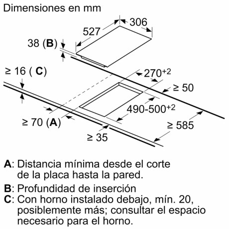 ANAFE VITROCERÁMICA VITROCERAMICA NEGRO BOSCH PKF375FP2E