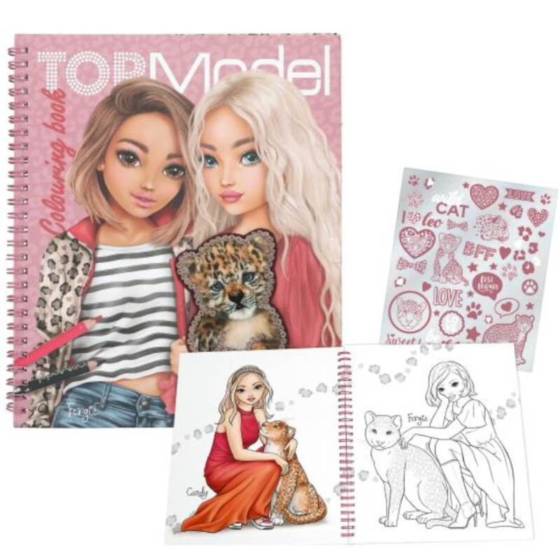 Libro para Colorear Felinos Top Model Libro para Colorear Felinos Top Model