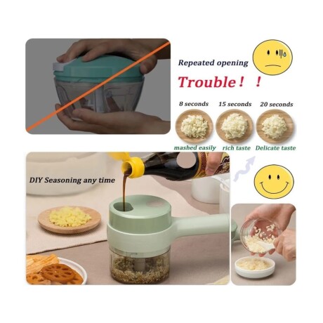 CORTADOR DE VEGETALES RECARGABLE FOOD CHOPPER 001