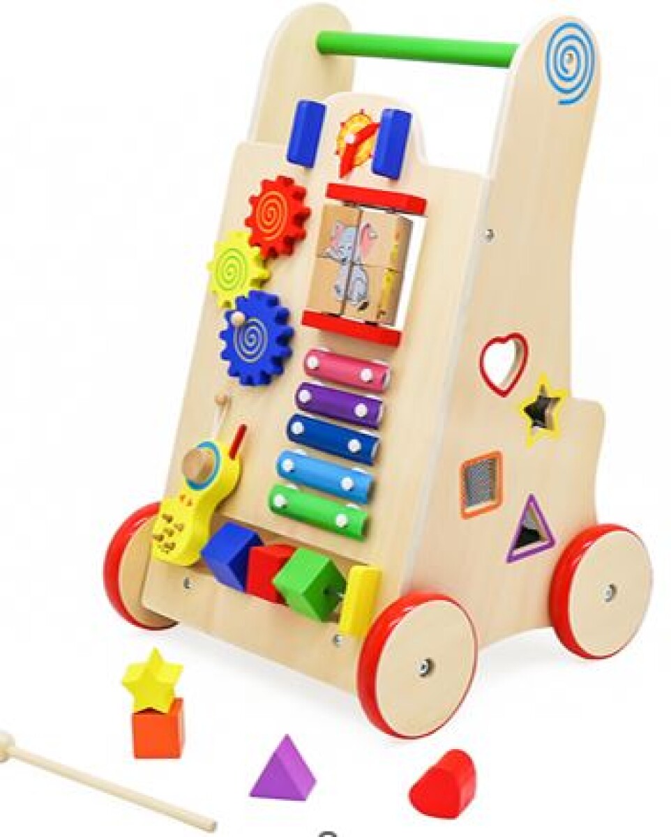 CAMINADOR ANDADOR ALTO MADER NATURAL 