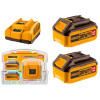 SET X 2 BATERIAS 20V 4AMP + 1 CARGADOR INGCO FBCPK1424 SET X 2 BATERIAS 20V 4AMP + 1 CARGADOR INGCO FBCPK1424
