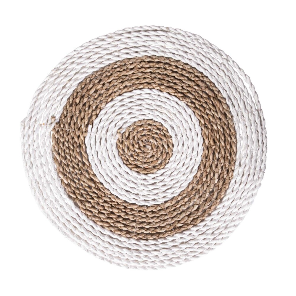 INDIVIDUAL 30 CM FIBRAS-NATURALES BLANCO FIBRAS