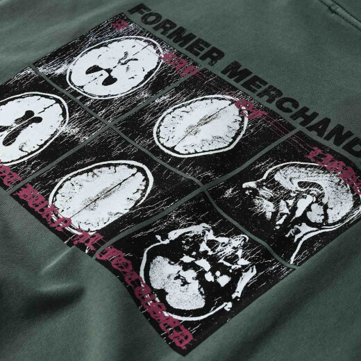 Remera Former Brain Scan Oversized Verde Remera Former Brain Scan Oversized Verde