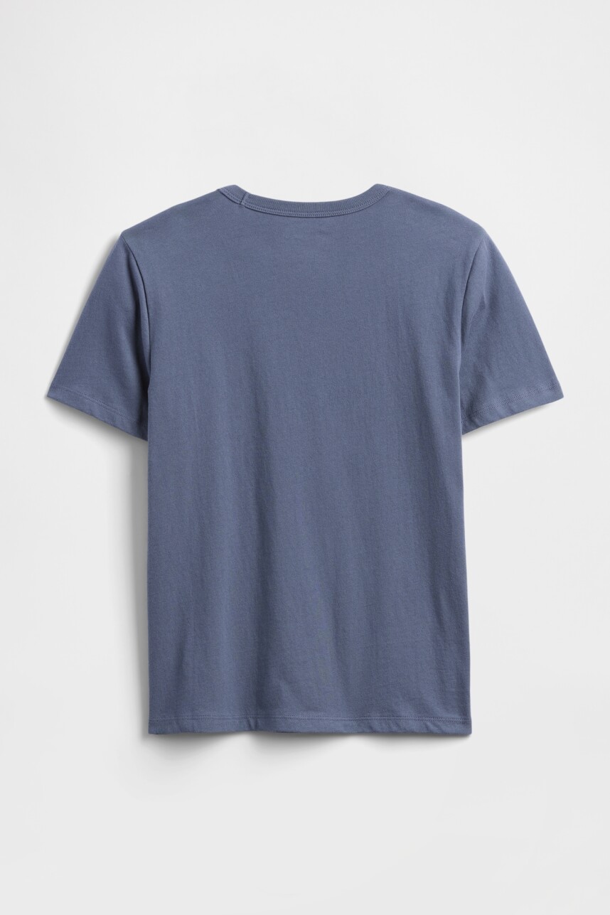 Remera Logo Gap Disney Niño Sp Dis Fam Blue Ridge