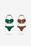 SET MYKONOS LISO MARRON LACRE
