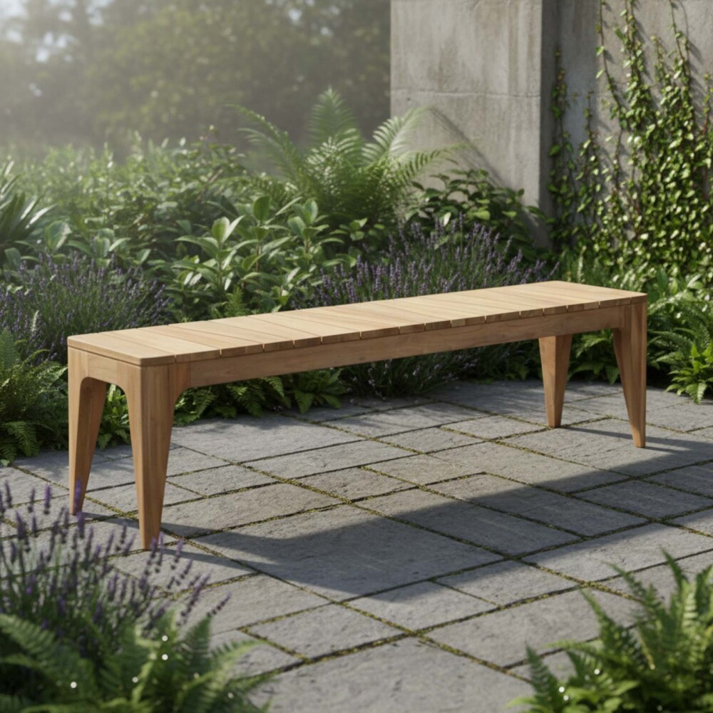 BANCO EXTERIOR MADERA NATURAL-BEIGE ARCHIE