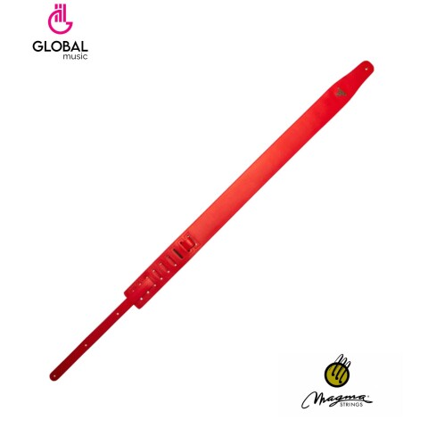 Correa Para Guitarra Forrada De Cuero Rojo 07mc05 Correa Para Guitarra Forrada De Cuero Rojo 07mc05