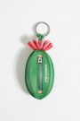 LLAVERO CHARM PELOTA PIEL Verde