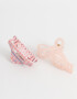 Broches Sets Con moño Set De Broches Combinados - Rosa Claro