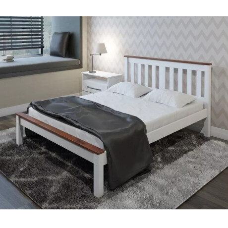 Cama 2 Plazas 100% Madera Cama 2 Plazas 100% Madera