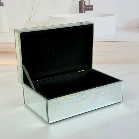 Joyero Box Espejado Largo 20cm x Ancho 13cm x Alto 9cm Joyero Box Espejado Largo 20cm x Ancho 13cm x Alto 9cm