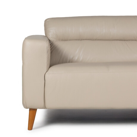 Sofá Bonner - Cuero Básico - 3 cuerpos 519 (Beige)