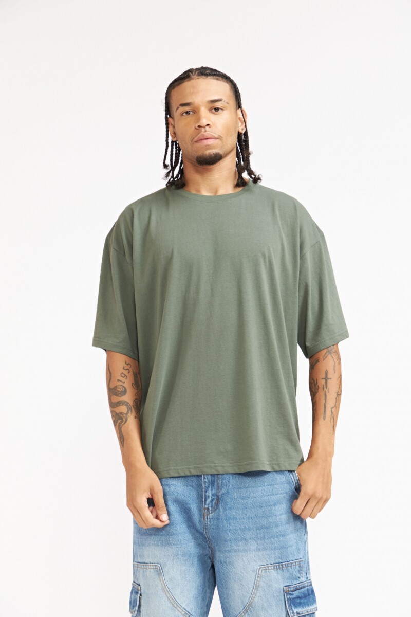 REMERA BOXY CAIRO - VERDE 